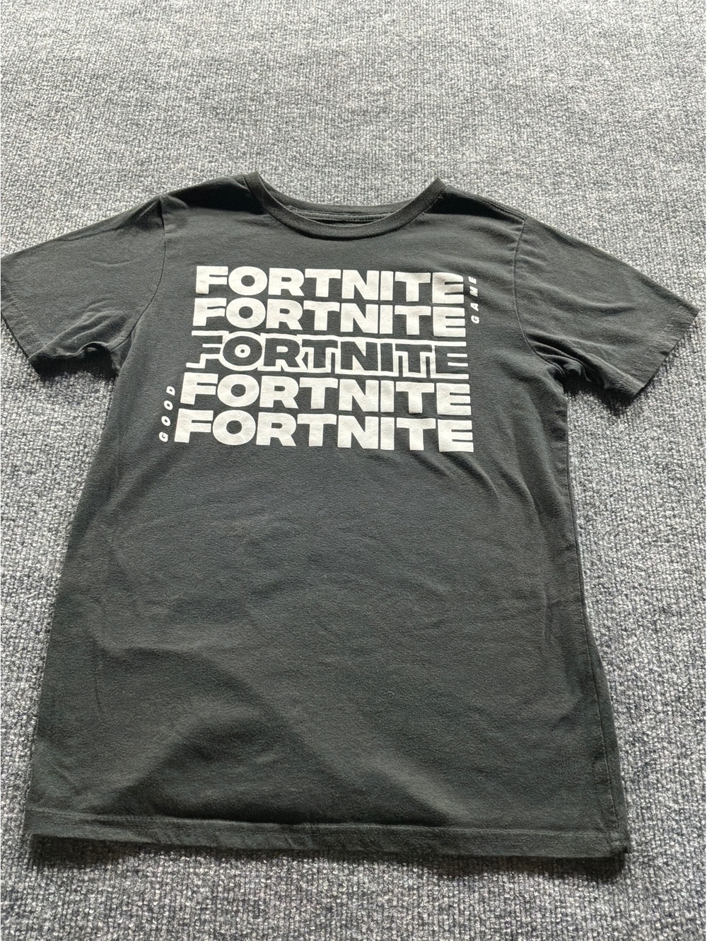Fortnite Black Graphic T-Shirt Youth Size 14/16